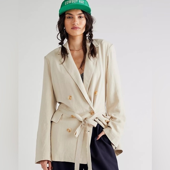 10. Free People Olivia Blazer NWT Size XS - Picture 3 of 14